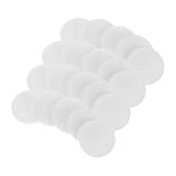 FRCOLOR 200 Stück Aromatherapie Diffusor Ersatzpads Weiße Filzpads für Ätherische Öl Halsketten Armbänder Auto Büro Tragbarer Duft Diffusor Nachfüllpads