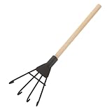 Beaupretty Mini Eisengabel Gartendekoration Rustikal Sandkasten Rake Werkzeug für DIY Sandgarten Innenbereich Kleines Modell für Wohnkultur und Japanische Tischlandschaften Bastelzubehör für