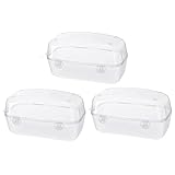 SMELEYOU 3pcs Tauchfläche Face Maske Gehäuse Masken Box Staubdest