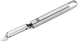 ZWILLING Pro Pendelschäler, Länge: 21 cm, Rostfreier Edelstahl, Ergonomisch geformter Griff, Silber