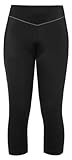 VAUDE Damen Women's Active 3/4 Pants Hose, Black Uni, 42 EU