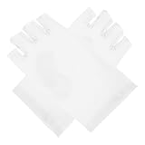 ibasenice Halbfinger UV Schutz Handschuhe Damen Herren Elastische Atmungsaktive Sommer Handschuhe für Fahren Radfahren Büro Leichte rutschfeste Chinchon Fahrradhandschuhe