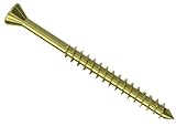 Dielenschrauben Torx JD Plus Dresselhaus - Holzschrauben mit Teilgewinde Senkkopf Fräsrippen - verzinkt (200, 3,5 x 55 mm (TX10))