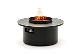 Planika Dot Gas Feuer Tisch - Feuerschalen für den Garten, Tischfeuer Outdoor, Terrassen Heizstrahler, mit Funktionalem Design, Dauerhafter Keramikoberfläche, Einfacher Flammenregelung