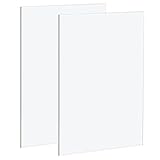 2 Pack A3 klare Acrylplatten – 42 x 29 cm, klare Plexiglas-Kunststoff-Acrylplatte, 2 mm dick, transparente Kunststoffplatte, Plexiglasplatten für Dekoration, Display, Bilderrahmen, Malerei