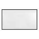 Weiß Projektionswand, 120 Zoll Projektor 16:9 Projektor Aluminium-Legierung Rahmen Großer Bereich, für Outdoor-Video-Projektoren Haus Klassenzimmer 2.74 * 1.58m