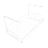 Vaguelly Kabelmanagement-rack Aus Metall Kabelführung Unter Dem Schreibtisch Drahtuntersetzer Für Den Schreibtisch Kabelwanne Unter Dem Schreibtisch Kabel-organizer Weiß Eisen