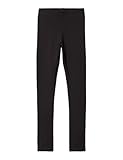 NAME IT Mädchen Basic-Leggins Bio-Baumwolle schwarz 116