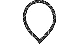 ABUS Panzerkabelschloss Iven Steel-O-Flex 8200 - Motorradschloss aus Stahlkabel mit Panzer aus Stahlhülsen - ABUS-Sicherheitslevel 8 - 110 cm, AB55149, Black