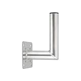 Premium X 15cm Wandhalter ALU SAT Wandhalterung für Satellitenschüssel Aluminium Satelliten-Antenne Halterung Wand-Halter