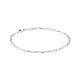 THOMAS SABO Charm-Armband Paperclip Silber Recyceltes 925 Silber