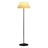 BAOSHUPINGY Stehlampe Stehlampe Wohnzimmer Arbeitszimmer Schlafzimmer Nachttisch Atmosphäre Lampe Zuhause Einfache Moderne Vertikale Stehtischlampe Wohnzimmerlampe (Color : White, Size : A)