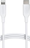 Amazon Basics USB-2.0 Typ-C auf Lightning-Kabel (MFi-zertifiziert), 1.8 m, Weiß