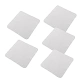 COLLBATH 5 Stück Antibeschlag Brillenputztuch Gläser Hütte Brillenputztücher Nebel Sauber Wischen Brillenreiniger Antibeschlag-reinigungstuch Ultrafeiner Sea-island-draht Grey