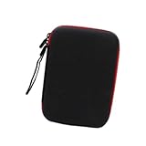 Fenteer Schaftkoffer, Tragetasche, Aufbewahrung, geräumig, Schutz, Unterhaltung mit Fächern, tragbarer Eva-Hartkoffer für 12 Schäfte, Rot