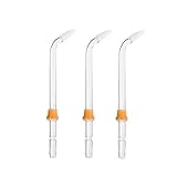 3 Stück Ersatz-Kieferorthopädische Spitze Jet Düse Munddusche Wasser Flosser Zahnersatz und Zahnspangen Reinigung - Kompatibel mit Waterpik