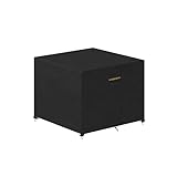 VANSHEIM Abdeckung Couchtisch Abdeckplane Couchtisch mit Schwerlast Oxford Polyester Winddicht Winddicht für Kleiner Terrassentisch,Beistelltisch,Ice Cube Hocker 45x45x45cm