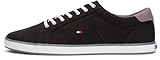 Tommy Hilfiger Herren Vulcanized Sneaker Schuhe, Schwarz (Black), 43