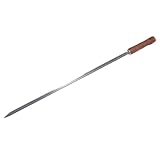 MOESTA-BBQ 10212 - Grillspieß für Churrasco-Set - Edelstahl mit Holzgriff - 85cm x 10mm – Kugelgrill Mangal Brat-Spieß