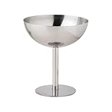 Edelstahl Weinglas - Unzerbrechliche Metalltrinkbecher | Wiederverwendbares Rotweinglas für Reisepicknick | Isolierter Weinbecher für Strandcamping -Wandern | Moderne Eisdessertbecher für Bar