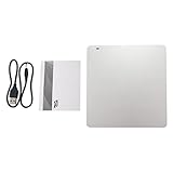 Wrtysully Externes 3D Blu Ray DVD Laufwerk, USB 3.0 und Typ-C Blu Ray CD DVD Laufwerk Player Ultra Slim Slot-In CD DVD