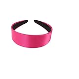 DEARMAMY 2Stücke Breiter Satin Haarreifen Einfarbigem Design Haarband für Damen und Kopfschmuck Accessoire für Partys Cosplay und Festlichkeiten
