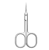 Präzisions-Nagelhautschere Und Nagelhautschieber Set Aus Edelstahl Mit Gebogenen, Ultrascharfen Spitzen – Ergonomische Hautschere Für Nagelhaut, Maniküre, Augenbrauen, Hochwertige Pflegetools