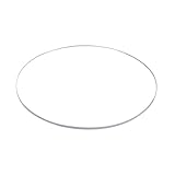 5 Stück klare runde Acrylscheibe, 200 mm Durchmesser, 2 mm - 10 mm Dicke, transparenter Kunststoffkreis for Heimwerkerarbeiten, Ausstellungen und Projekte, 6 mm(3mm)