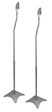 HALTERUNGSPROFI 2 Lautsprecherständer - Universal für Satelliten Surround Boxen S01 Silber