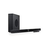 Teufel CINEBAR 11-2.1 Soundbar Set mit Kabellosem Subwoofer, Dolby Vision, Bluetooth 5.0, HDMI 3D ARC CEC, 4K Pass Through, Dynamore, Touch Panel - Schwarz