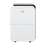 BLACK+DECKER BXEH60008GB 30L Luftentfeuchter, 4-in-1-Funktionalität, 24-Stunden-Timer, großer 4-Liter-Wassertank, Weiß