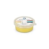 AFH TheraPIE Knete® MINI Fingertrainer Handtrainer | ACHTUNG 15 g Döschen | 8 Stärken Widerstände (mittel weich = gelb)