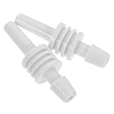 VALICLUD 2 Stück Blutdruckmessgerät Zubehör Manschettenanschluss Schlauchadapter Für Einzelschlauchmanschette Einzelschlauch Luftschlauchadapter Ersatzmanschettenanschlüsse