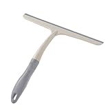 Glasschaber – Professioneller Fensterabzieher, Fensterwischer, Duschabzieher für Glas, tragbarer Glasfensterreiniger, Abzieher für Dusche, Wand, Aquarium, Boden und Fliesenfenster, Küche