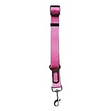 Pet Car Belt Dog Car Retractable Belt Dog Out Car Seat Fixed Belt Laufleine Für 2 Hunde (Hot Pink, One Size)