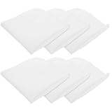 SHINEOFI 6 Stück Baumwoll Käsetücher Wiederverwendbar Waschbare Musselintücher zum Filtern von Tee Saft Küche Vielseitiges Filtertuch für Kochen Backen