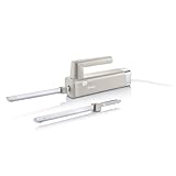GRAEF. Elektromesser EK508, taupe, elektrisches Brotmesser für die Küche, elektrisches Fleischmesser, Torten, Brot oder gefrorenes Fleisch schneiden, austauschbare Klingen