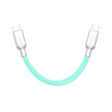 Avejjbaey USB C gerader Kopf Datenkabel Draht Stecker auf Stecker Typ C Datenkabel Sync Kabel Line 240W Schnellladung für Laptops Handys