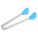 Mini Zuckerzange Essen Clip 2024 Neu Mini Eiswürfel Zange Silikon Lebensmittel Muscheln Form Edelstahl Küchengerät Multifunktionale Essen Zange (1PCS)