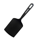 Fackelmann Fenix Lasagne-Spatel, 100% recyceltes RPET-Material, recycelbarer Kunststoff mit hoher Hitzebeständigkeit bis 230 °C, hohe Haltbarkeit, kratzfest, Schwarz, 31 cm, 1 Stück
