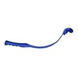 Abaodam Interaktiver Hundeballwerfer mit Langem Griff Outdoor Wurfspielzeug für Hundetraining Leicht zu Reinigen Blau