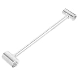 OATIPHO Verstellbarer Türscharnierschlüssel aus Stahl Doppelköpfiges Scharnierjustierwerkzeug für Türspalt Einstellung Kompakt und Multifunktional für Brandschutztüren und Möbelscharniere