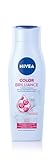 NIVEA Color Brilliance Shampoo, Keratin Shampoo mit Acai Beeren-Extrakt für coloriertes Haar, Haarshampoo für längeren Farbschutz und natürlichen Glanz (250 ml)