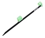 DAM Salt-X Adjusta Rodrest Strand - Verstellbare Aluminium V-Profil Strand Rodrest mit Glow-in-The-Dark Kunststoffteilen, Erhältlich in 75cm & 125cm, Perfekt für Nachtangeln