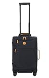 Bric's Erweiterbarer Cabin Trolley, X-Collection, Handgepäckkoffer mit 4 Doppelrädern, Strapazierfähig und Ultraleicht, Größe: 36x55x23 cm, Ozeanblau