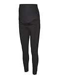 MAMALICIOUS Damen Mllucy Black Slim Pant A. Noos, Black Denim, L