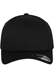 Flexfit Unisex Cap Flexfit Wooly Combed, Unisex Baseballkappe, S/M, black
