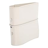 HOMSFOU Tragbares Mini -notizbuch Punkt-journal-notizbuch Schreibbuch Reisetagebuch Schreiben Süßes Notizbuch Notizblöcke Planen Notizbücher Für Die Arbeit Kleines Spiralheft Weiß Leder