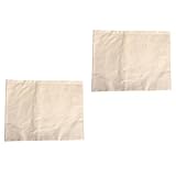 NUOBESTY 2 Stück Baumwolle Gärtuch 45x75cm Brotbacktuch Teigtuch für Brotfermentation und Baguette Backzubehör