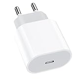 USB C Ladegerät, 20W USB C Netzteil PD 3.0 Power Adapter Type C Ladestecker Schnellladegerät Stecker für iPhone 11/12 Pro Max/12 Mini/13 Pro Max/14 Plus/14 Pro Max/15 Pro Max/XS Max/SE/XR/iPad Mini